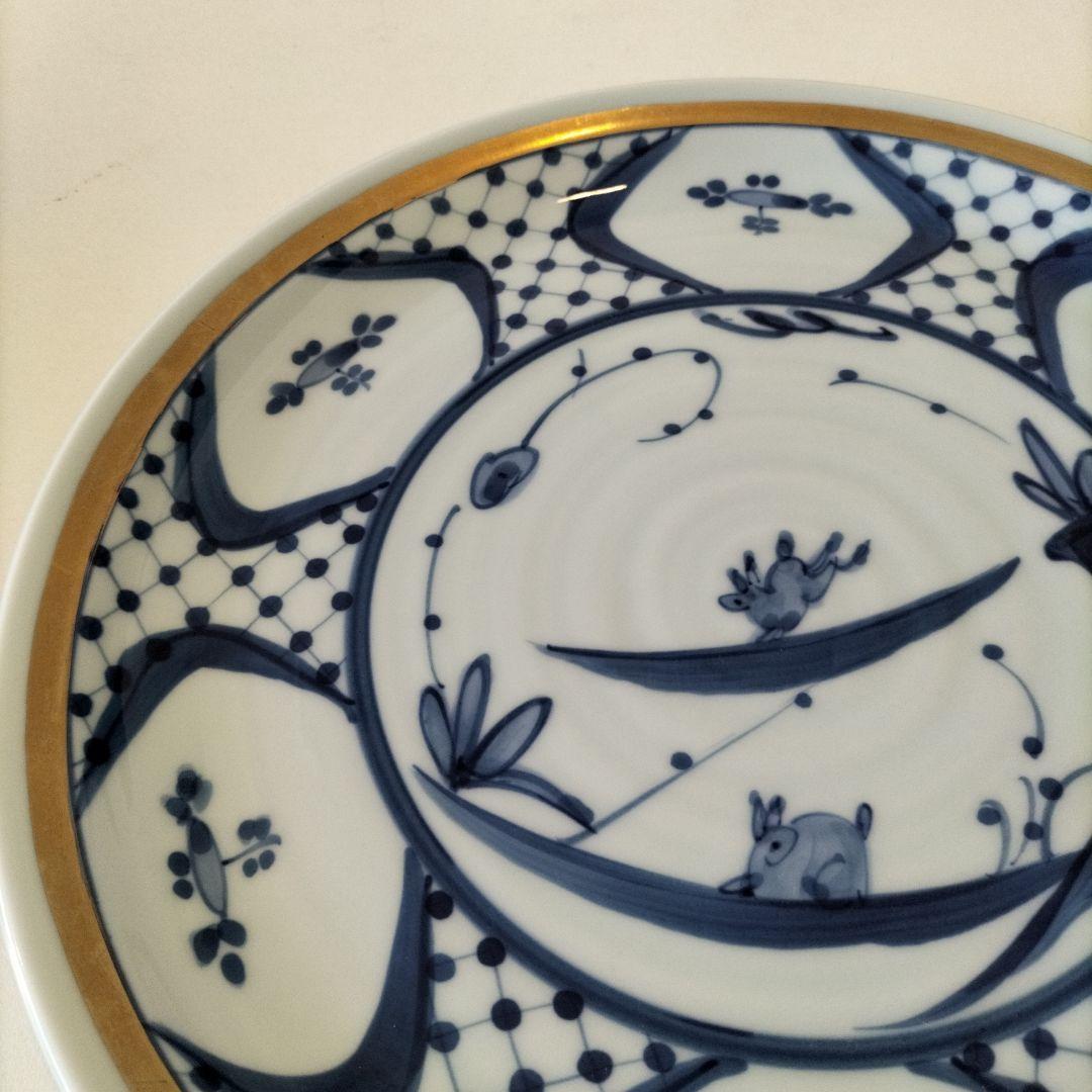 兎柄　大皿10枚セット