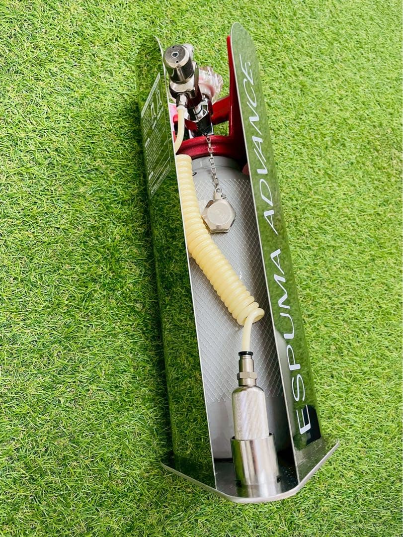 【美品】ESPUMA ADVANCE ガス充填コネクター ケース付