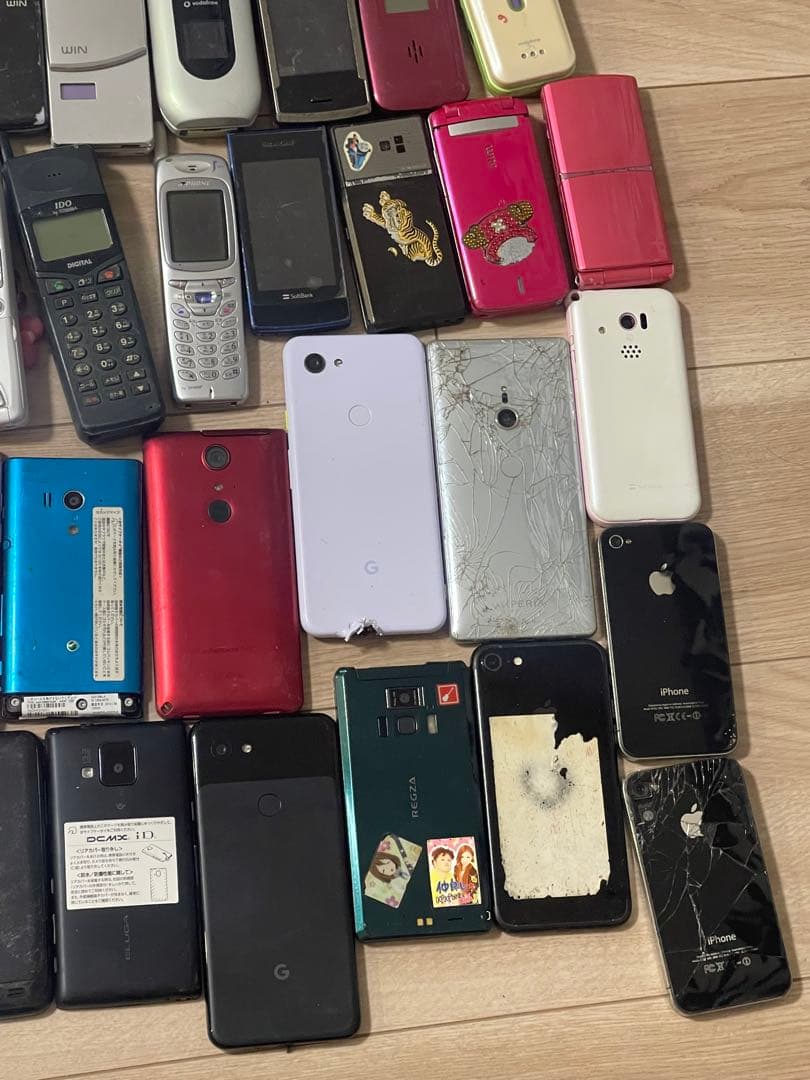 中古携帯電話セットジャンク94台