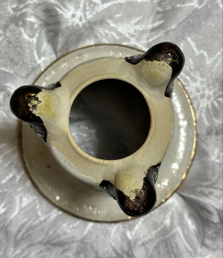 万年青鉢　京楽焼鉢　盆栽鉢