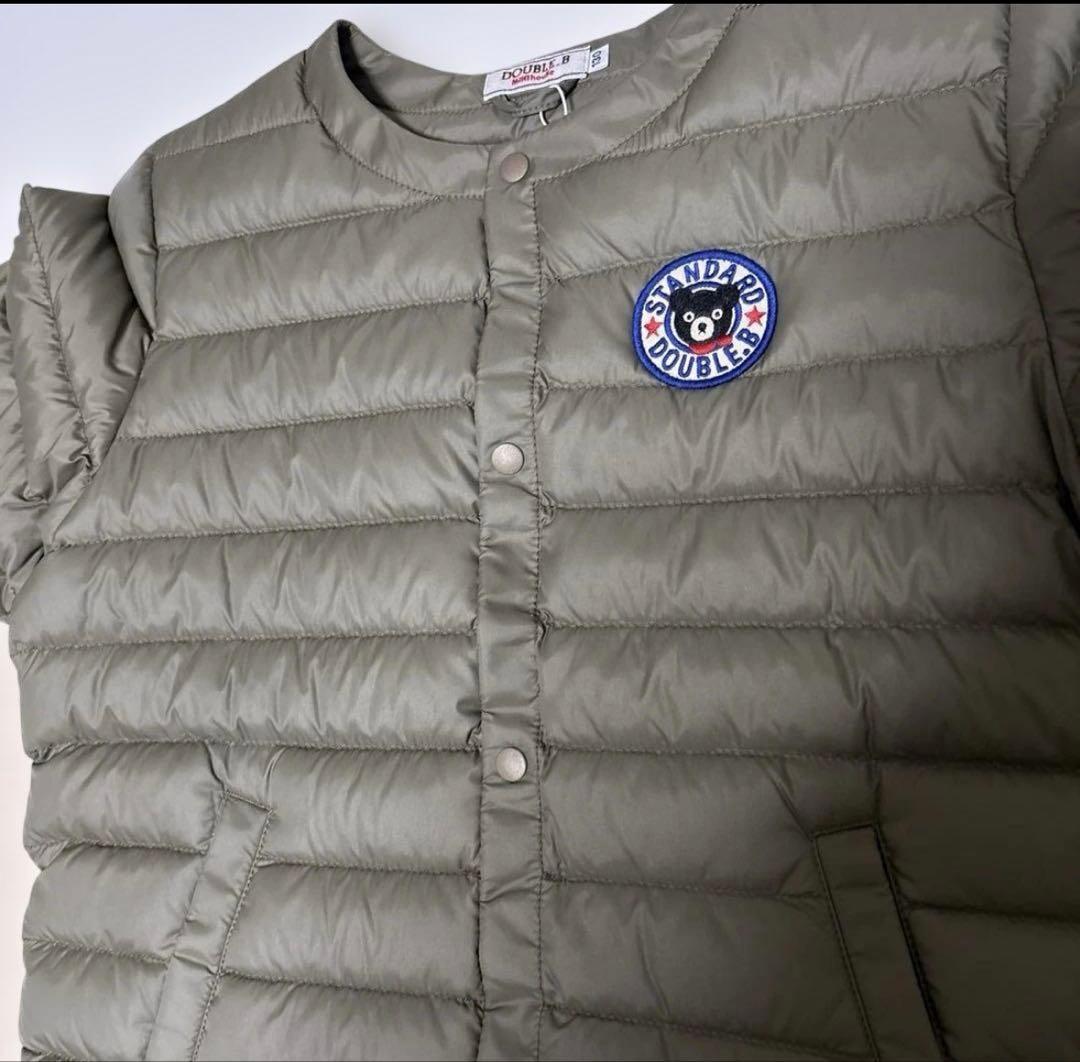 【新品】ダブルビー　ダウンジャケット 薄手軽量　130