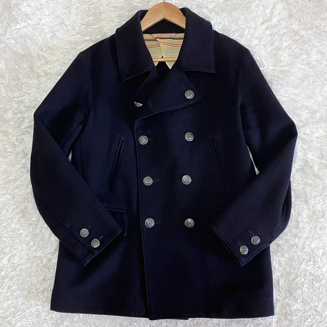 umii908 ピーコート ネイビー 銀ボタン 45R 45rpm 日本製