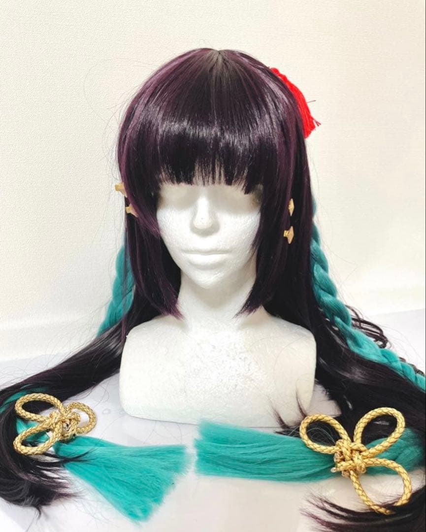 三分妄想/原神/雲菫/ブーツ＆ウィッグ付きコスプレ衣装Mフルセット