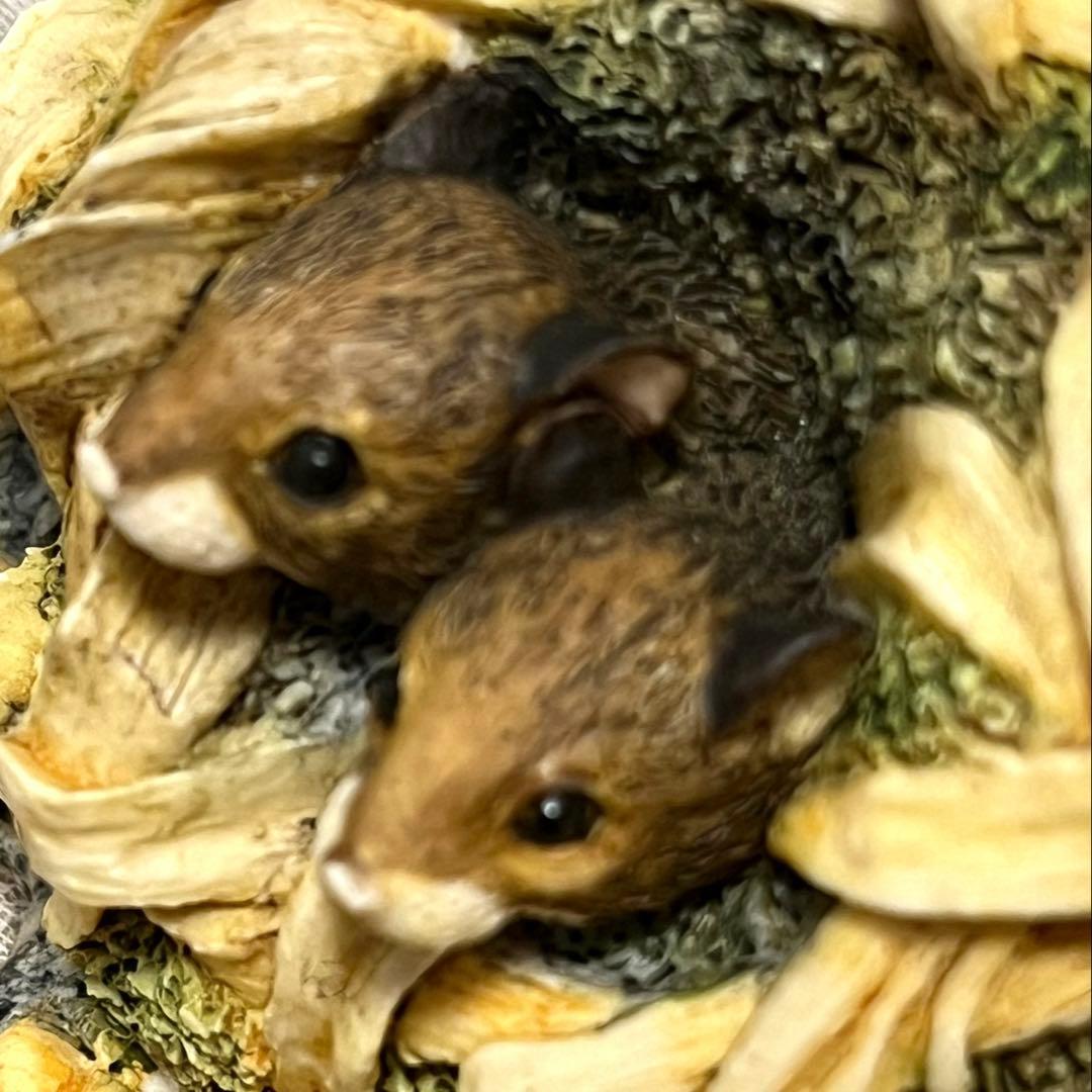 Border Fine Arts ネズミ 親子 フィギュリン 置物英国製