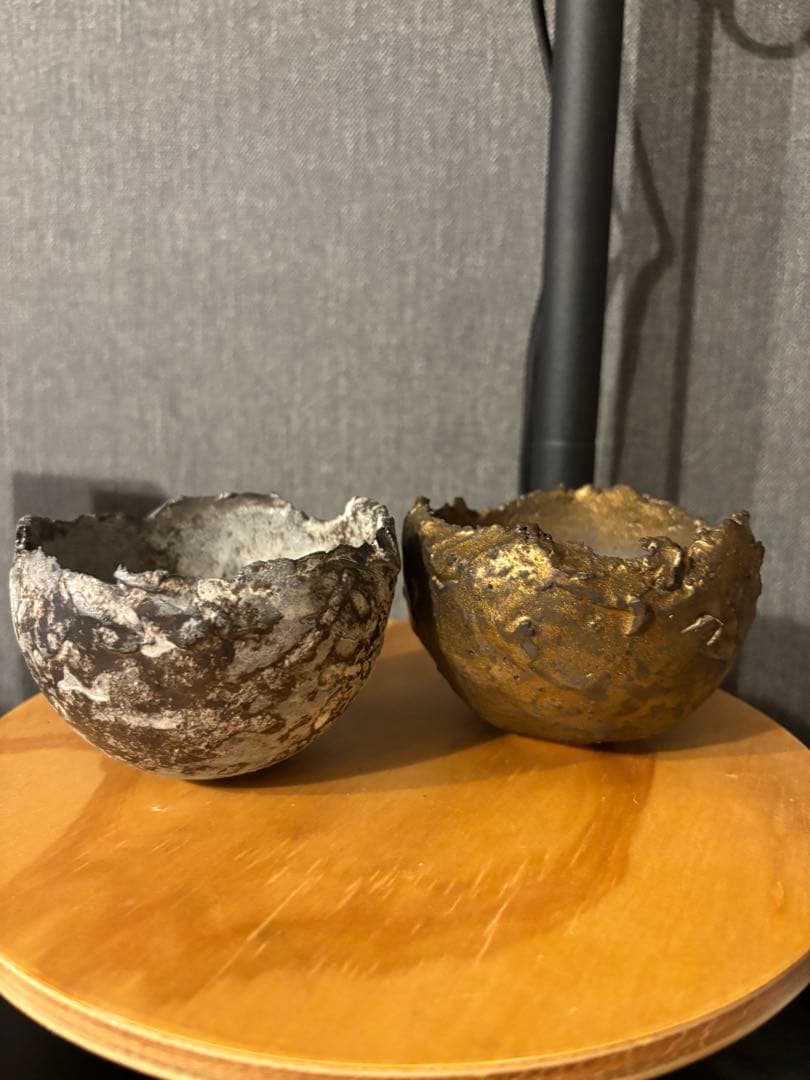 たけろうポット　ちぎり　２個セット　芽の巣山