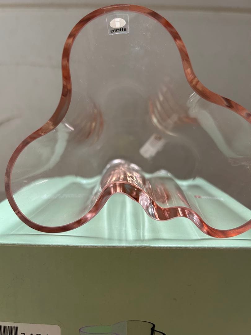 イッタラ　アアルト　ベース　Alvar Aalto Vase サーモンピンク