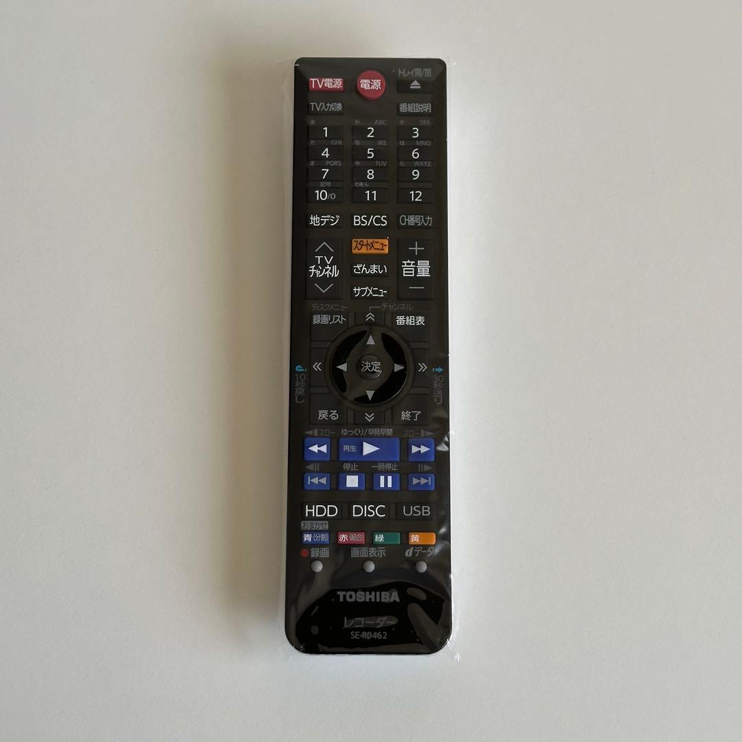 REGZA ブルーレイレコーダー DBR-Z620 新品純正リモコン付き