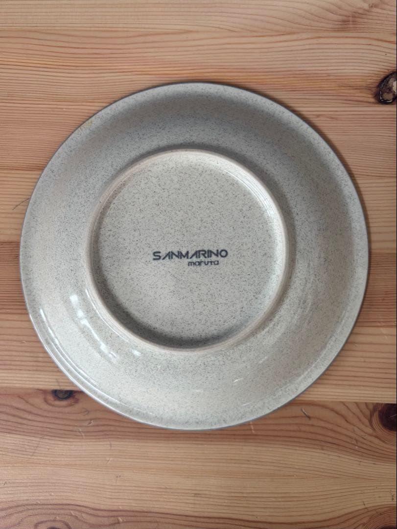 ラスト価格　【廃盤/極美品14枚】美濃焼 SANMARINO 希少レトロ　深皿