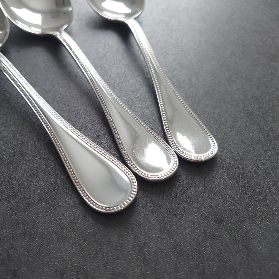 希少 美品 クリストフル パール コンソメスプーン 3点