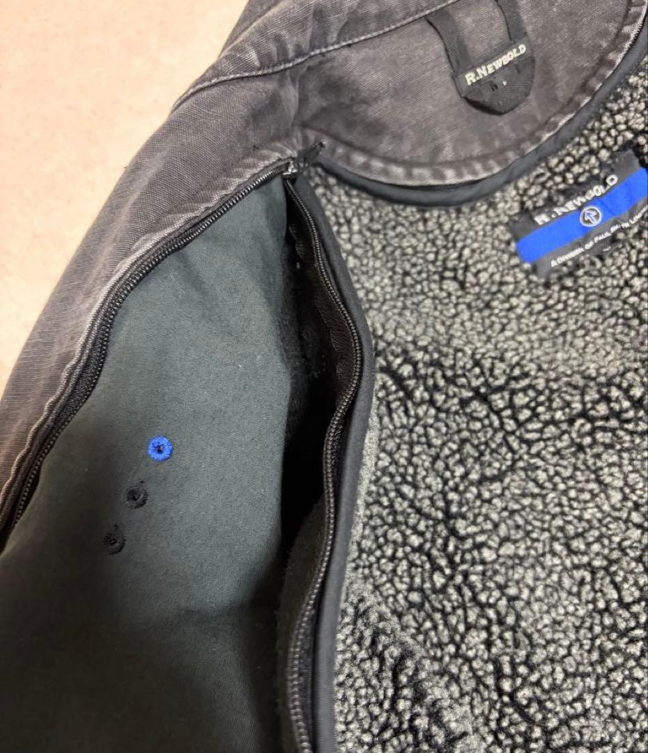 90s R.NEWBOLD N-1 ダック デッキジャケット ボアライナー取外し