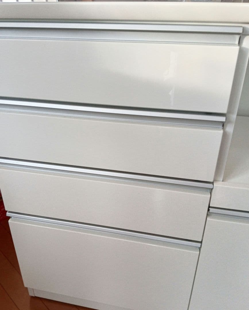 送料込み✩キッチンカウンター 4引き出し　ニトリ　中古