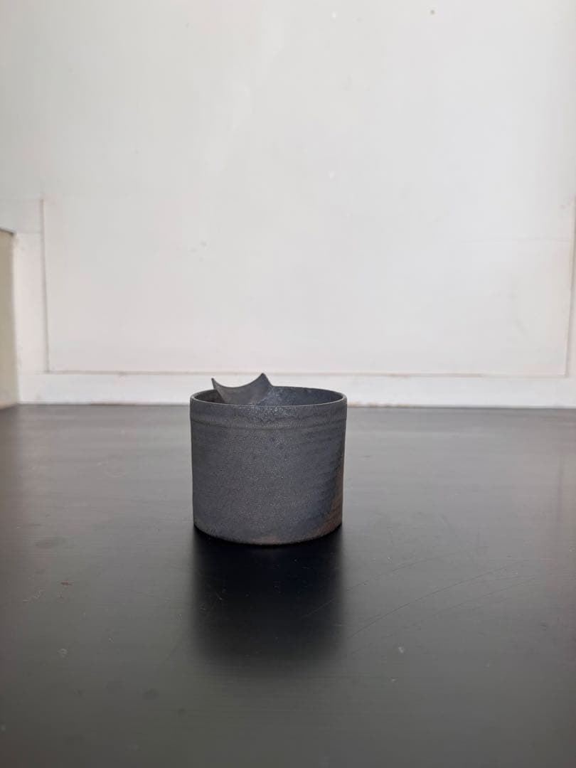 大村剛 Ceramic Katakuchi – Rusted Iron