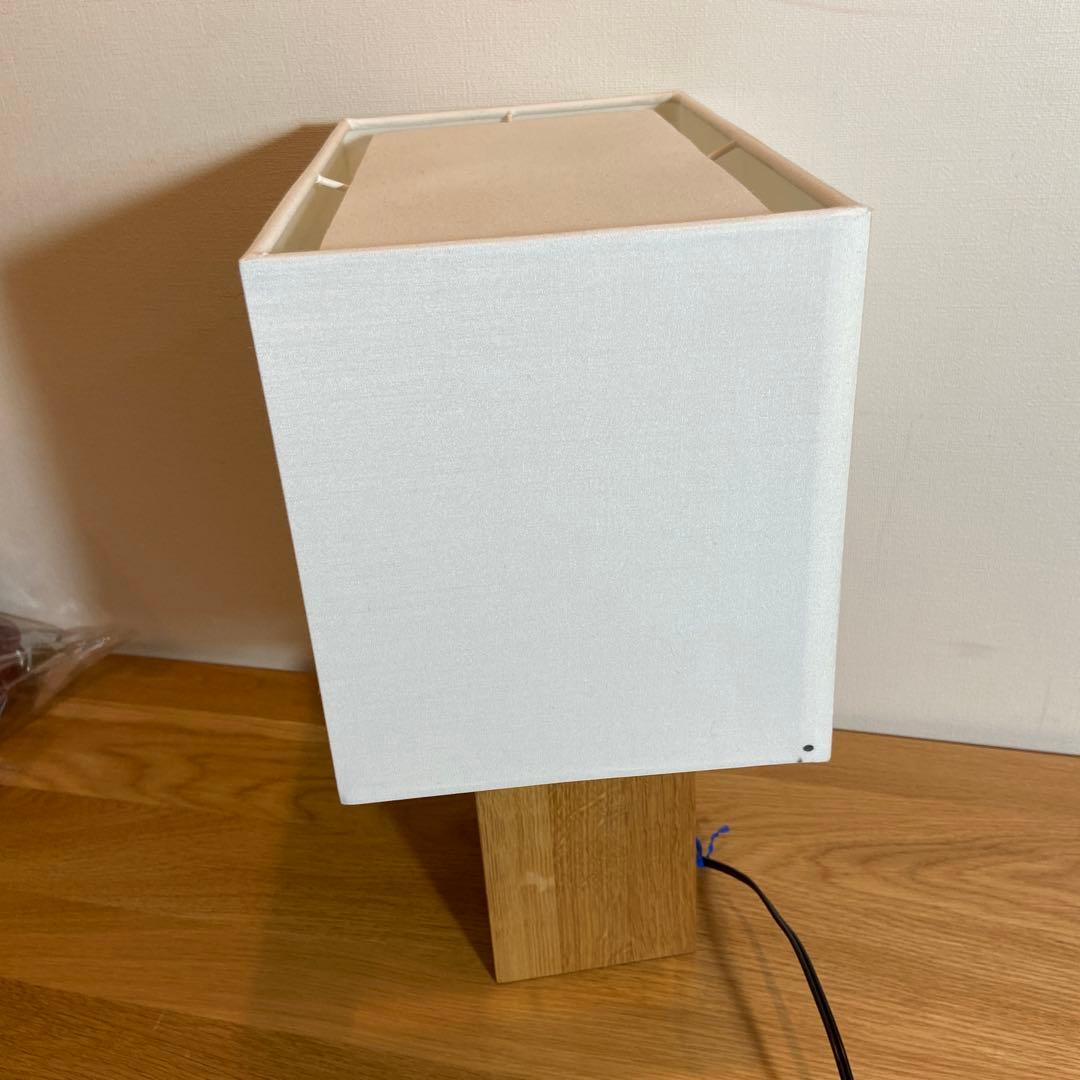 無印良品 MJ-SOSA スタンドライト用オーク材スタンド 四角シェード