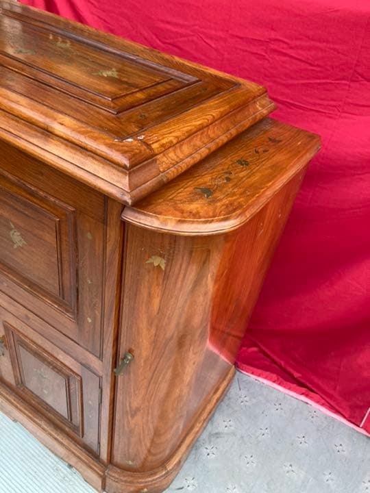 ワインラック 象嵌 アンティーク イタリア 家具 キャビネット サイドボード