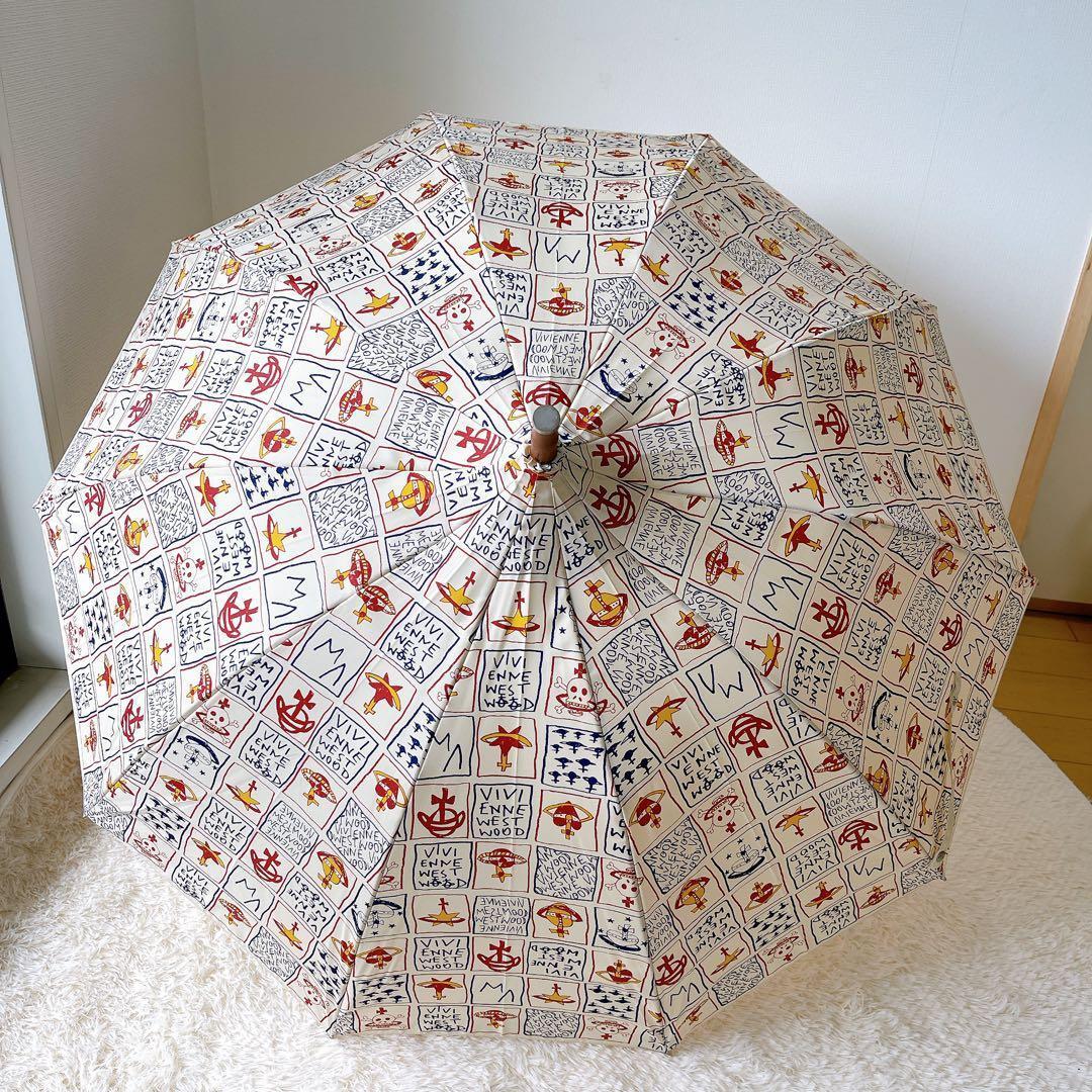 【美品】 Vivienne Westwood 長傘 総柄