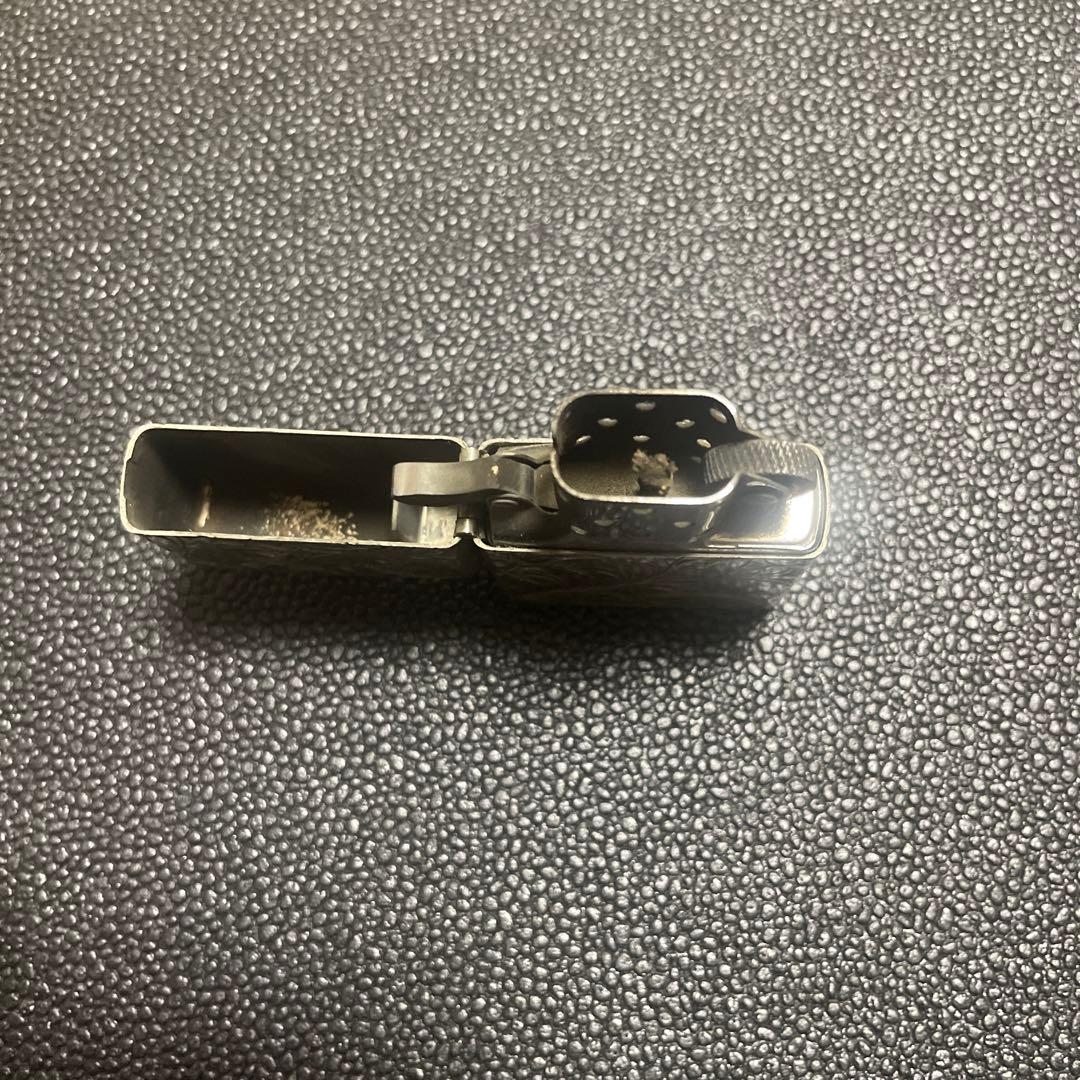 Zippo 　ジッポー　5面　彫刻　スターリング　シルバー　1996年制　激レア