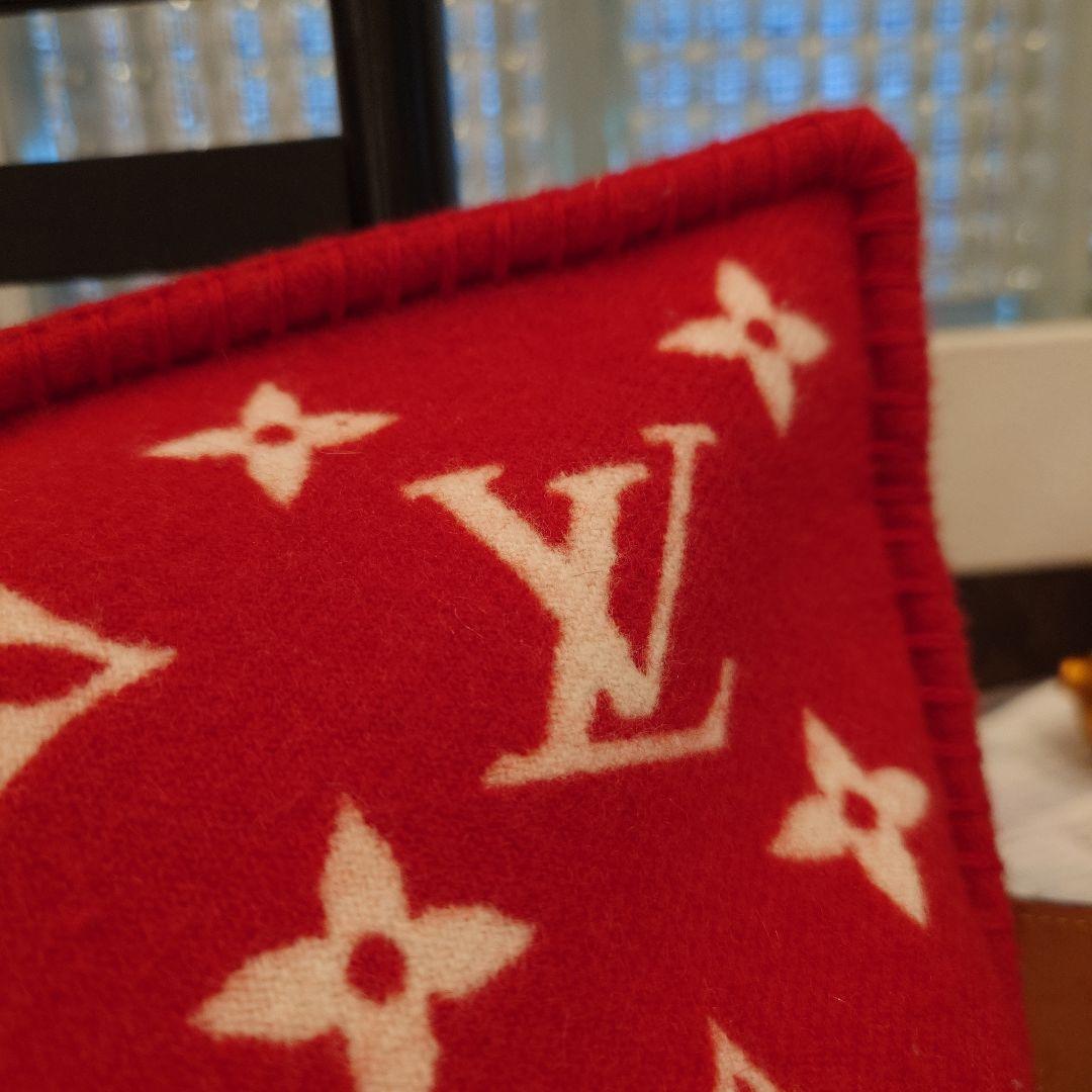 ルイヴィトン×シュプリーム　カシミア　クッション　レア