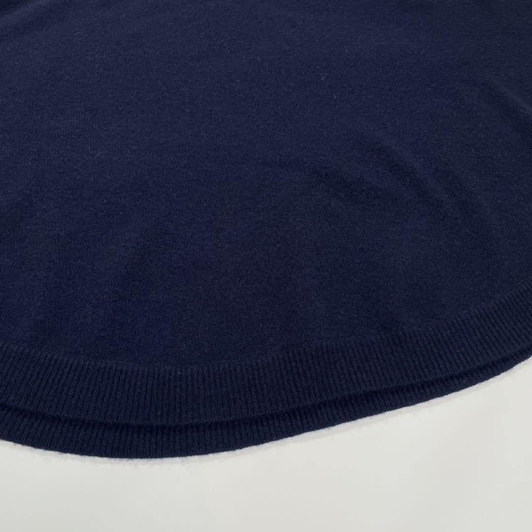 アルマーニ　ポンチョ　タートルネック　ニット　ベルト　カシミヤ混　ユニセックス