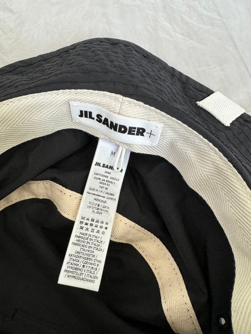 JIL SANDER スナップボタン バケットハット