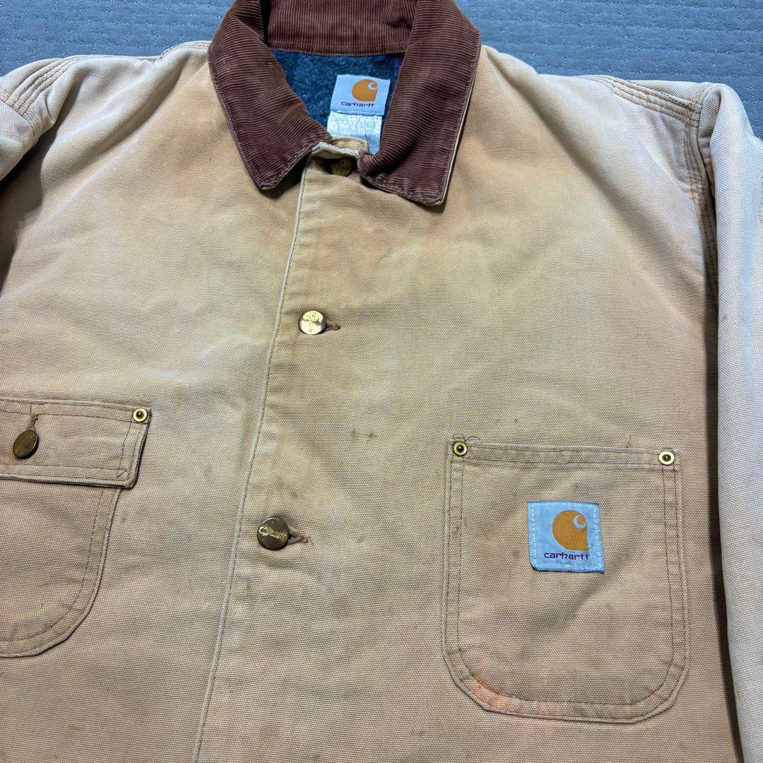80s カーハート ダックカバーオール USA製 星タグ 雰囲気系 ブランケット