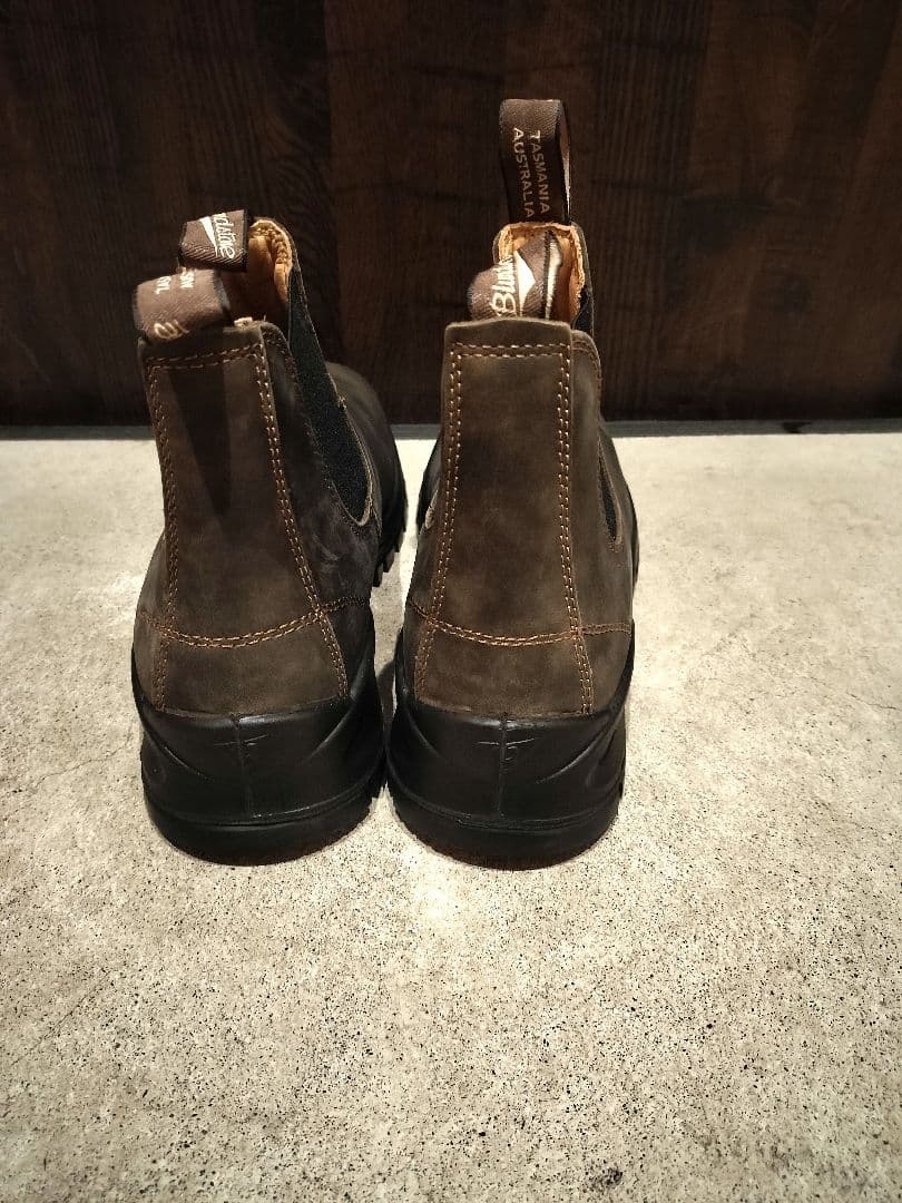 ブランドストーン LUG BOOT ブラウン サイドゴアブーツ