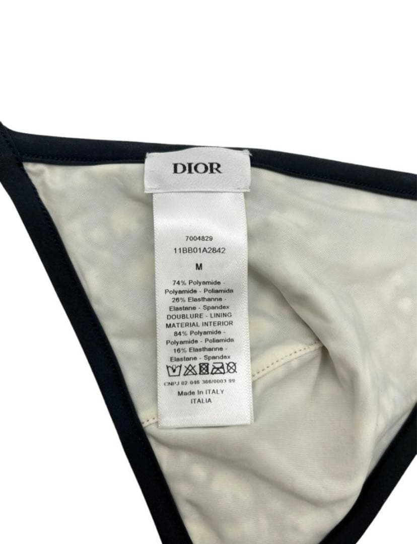 ディオール　水着　ビキニ　オブリーク　ネイビー　M　XS　正規品