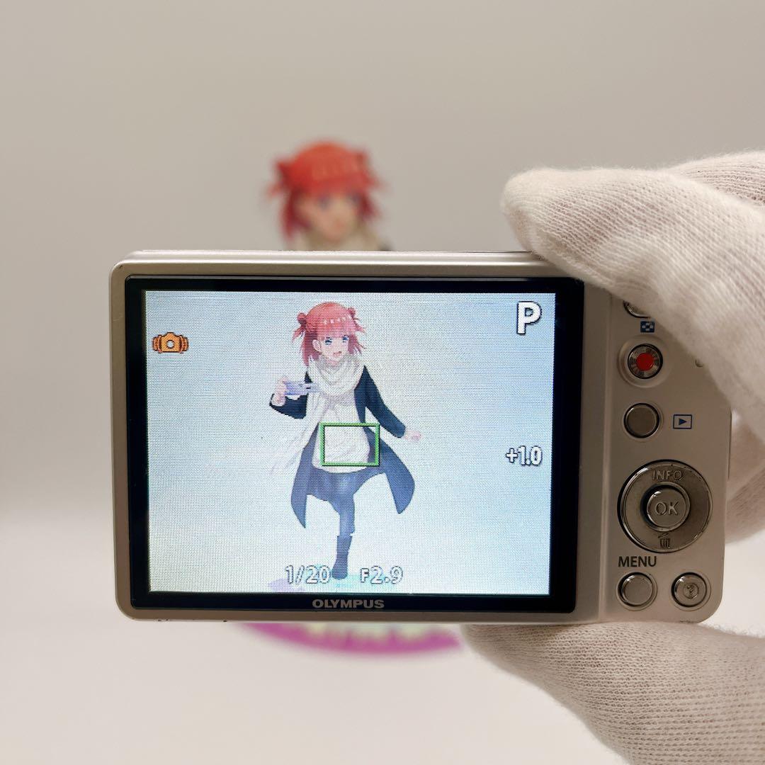 【希少】OLYMPUS VG-140 オールド コンデジ シルバー ソフトケース