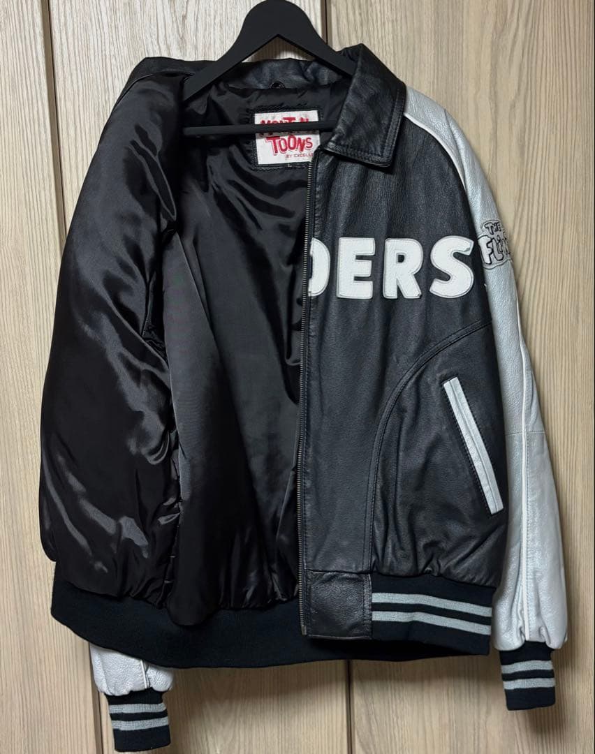 MONTANA TOONS レイダース RAIDERS レザージャケット L