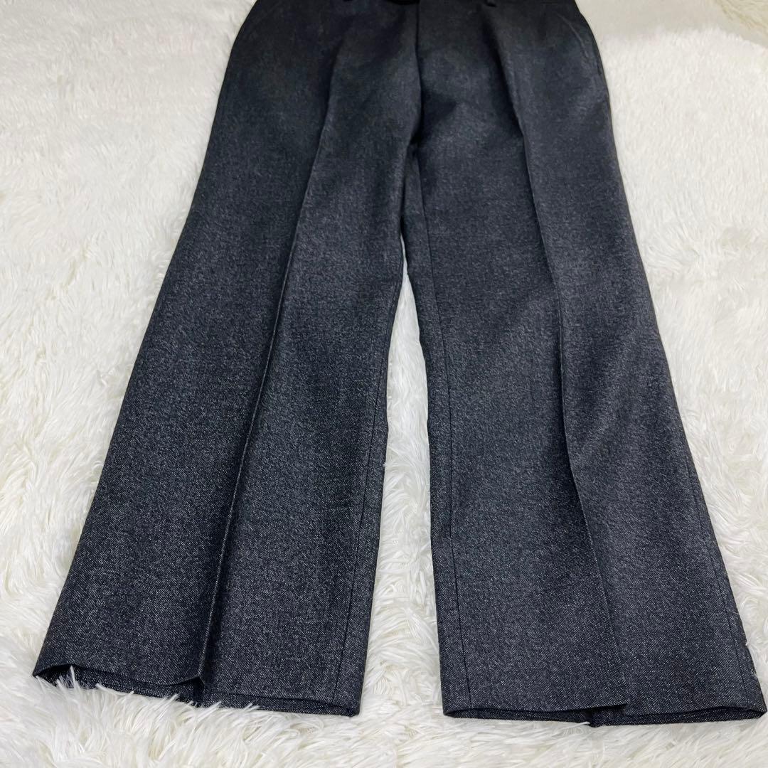 美品 ムッシュニコル エクストラ×ルイジボット シルク混 スーツ グレー 46