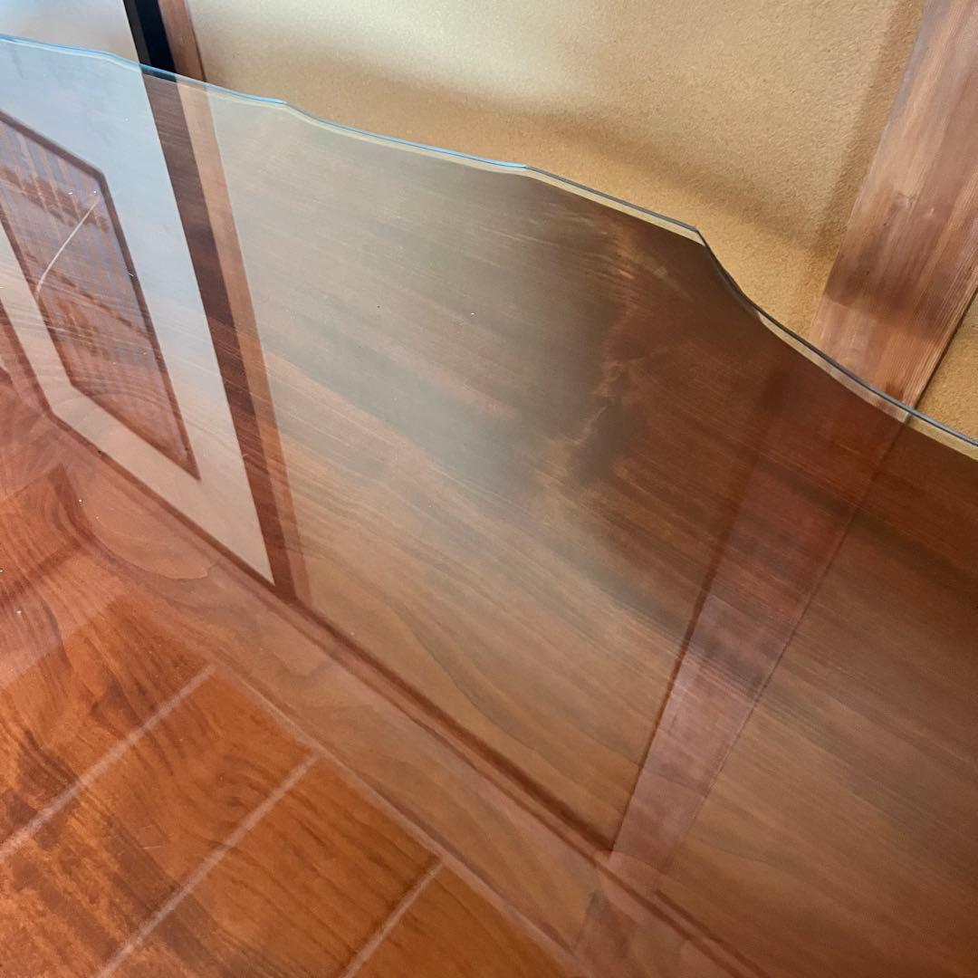 9/30まで！ 配送 設置費込み！ 天然木一枚板　座卓　ガラストップあり