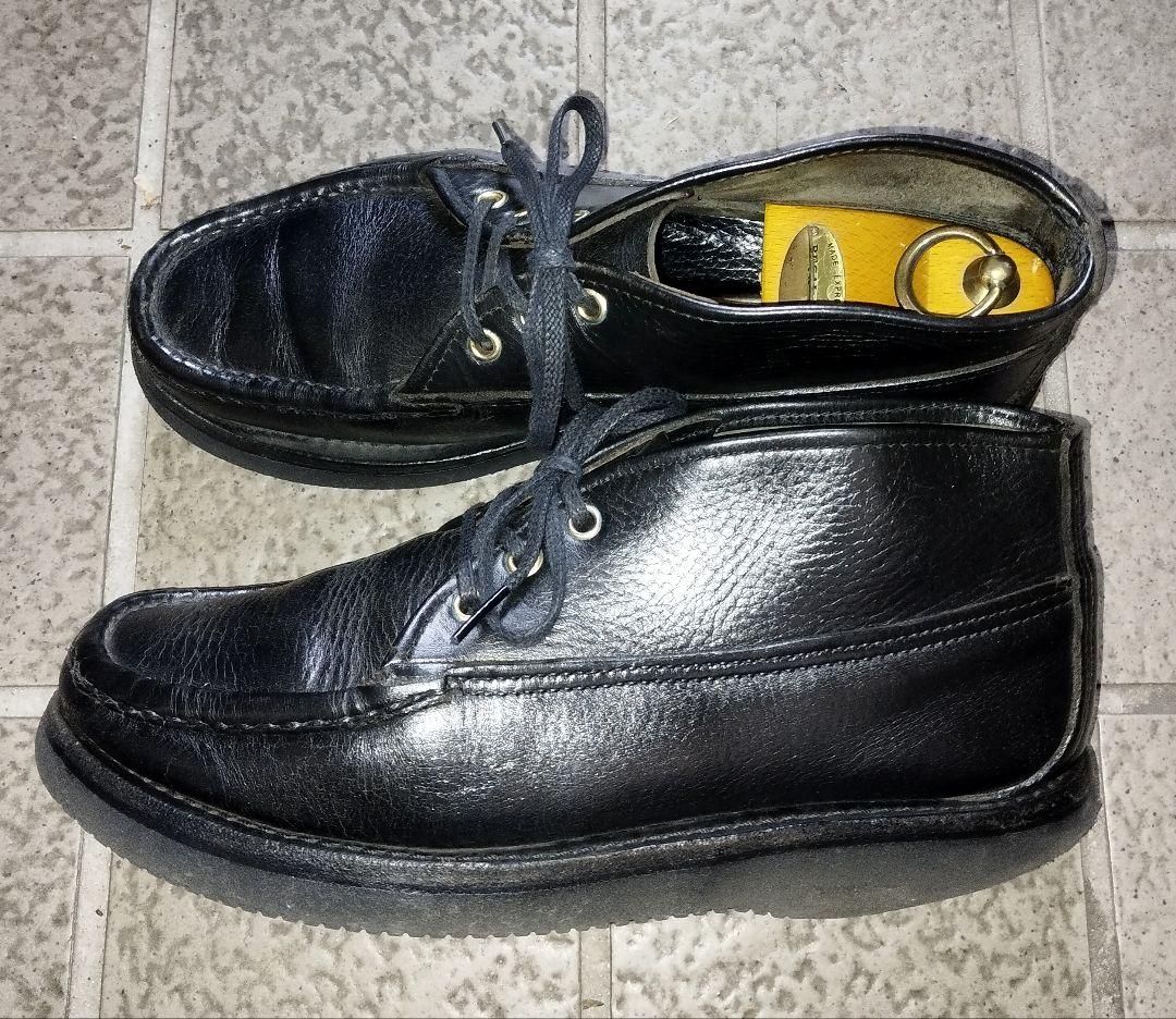 ラッセルモカシン◇ブラック◇7E◇格安出品