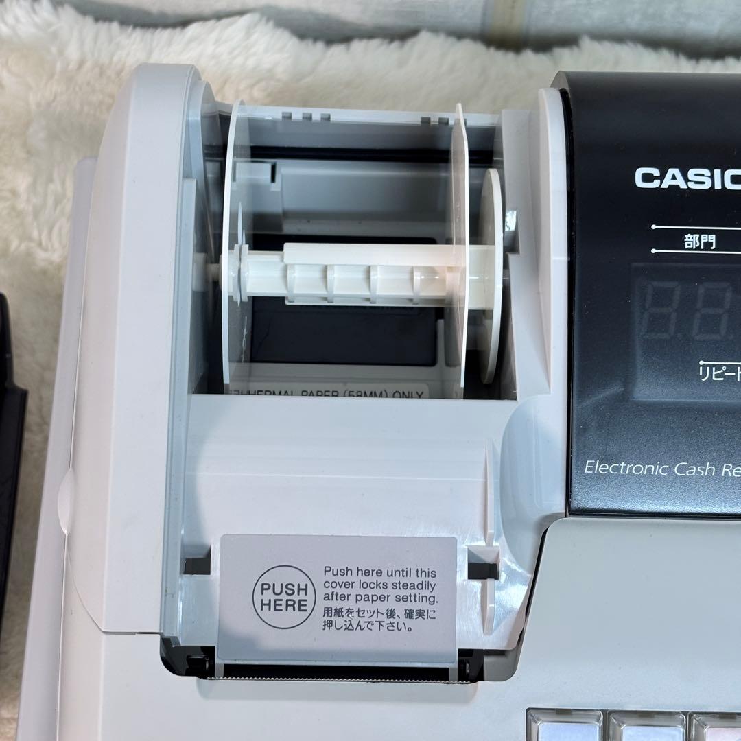 CASIO TE-M80 電子レジスター 鍵付き 美品 動作良好 カシオ