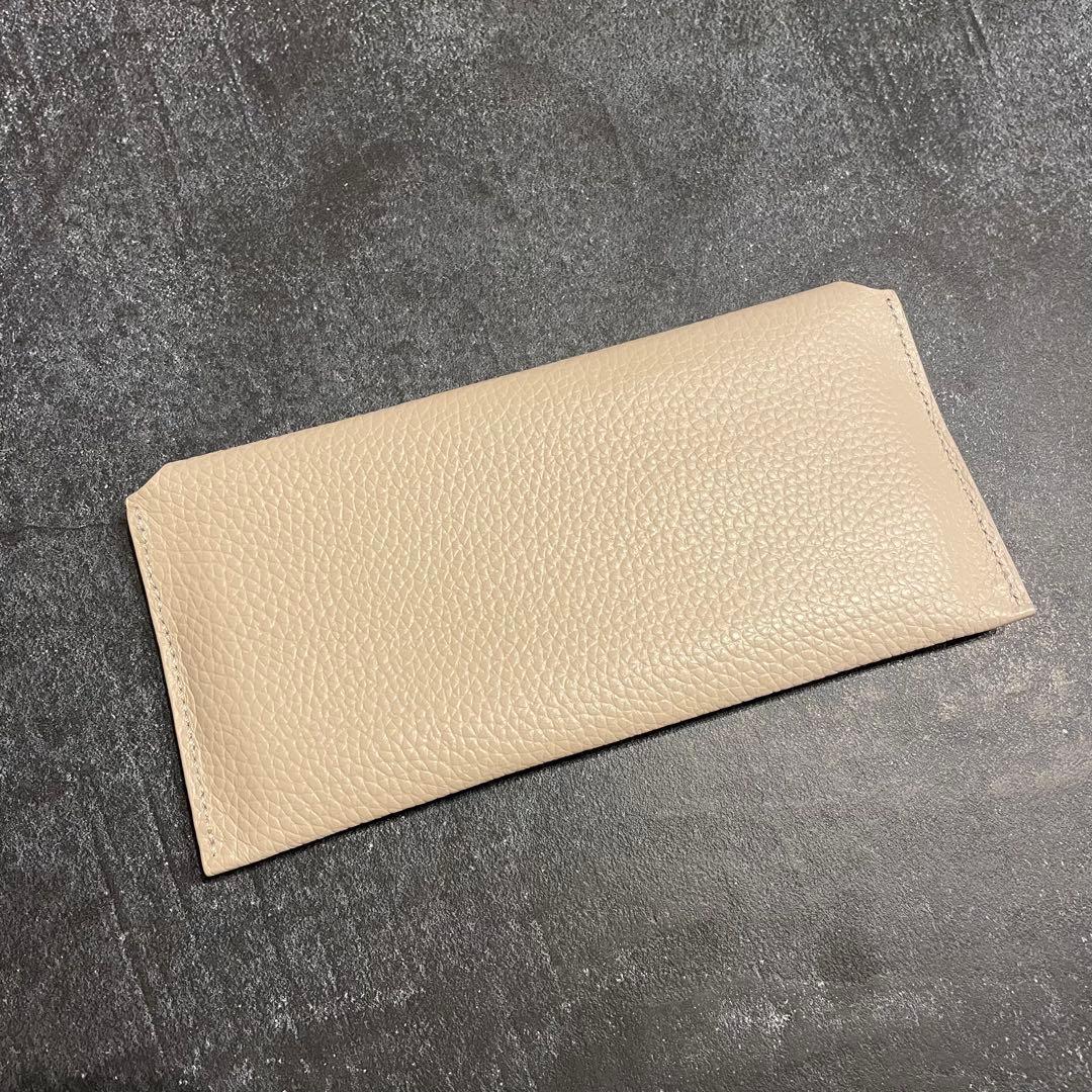 早い者勝ち　韓国　バインダー　貯金　長財布　薄い財布　アイボリー　ホワイト