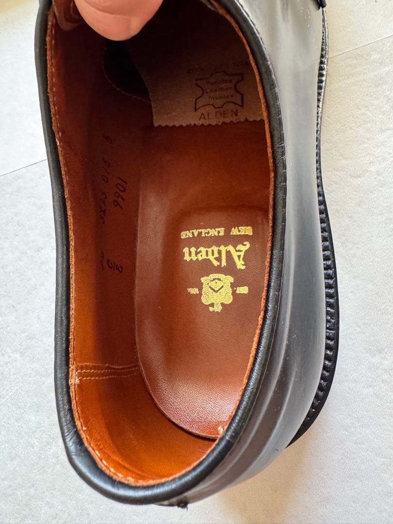 Alden オールデン 9901 黒 サイズ8.5E