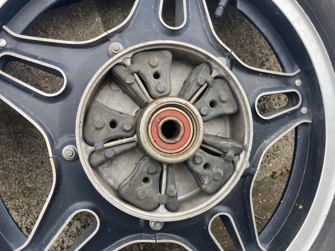 ホンダ CB750F-B 裏コムスターホイール前後セット