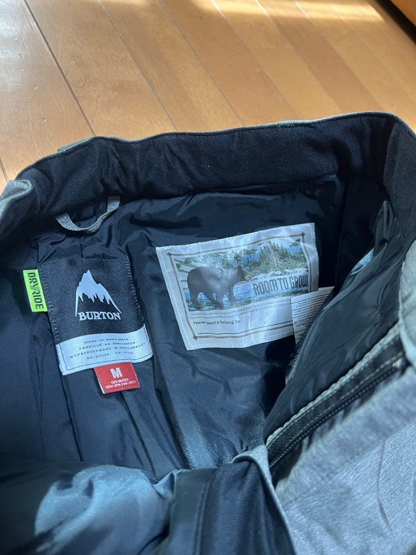 【超美品】BURTONブラック×グレーセットアップM