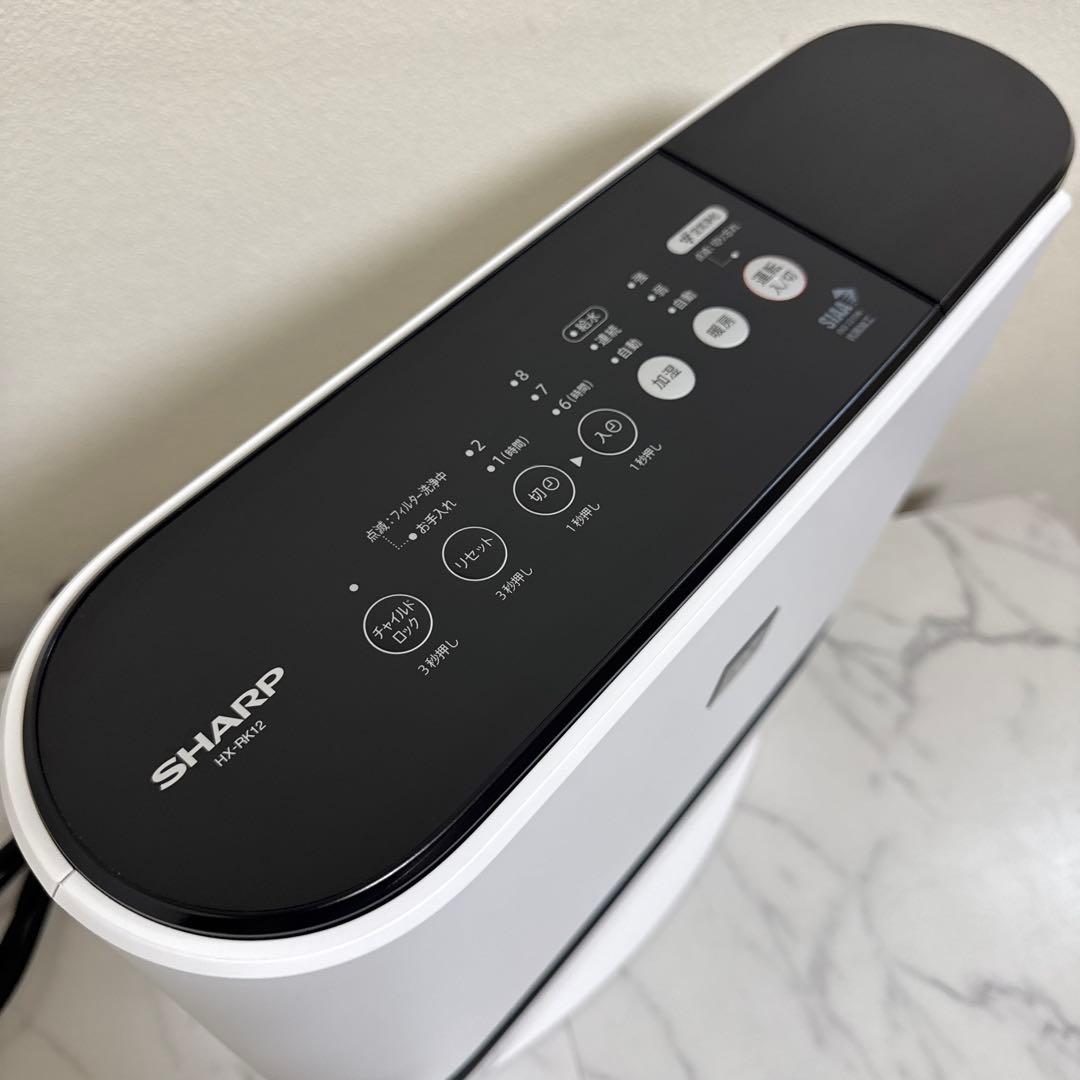 美品 SHARP 2023年製 プラズマクラスター 加湿 セラミックヒーター