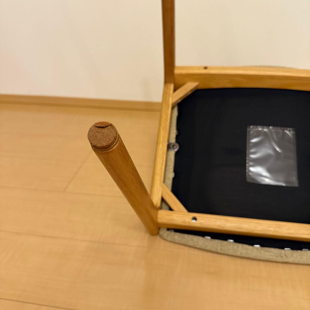 美品 シキファニチア ユナセミアームチェア ダイニングチェア 椅子 日本製 ②