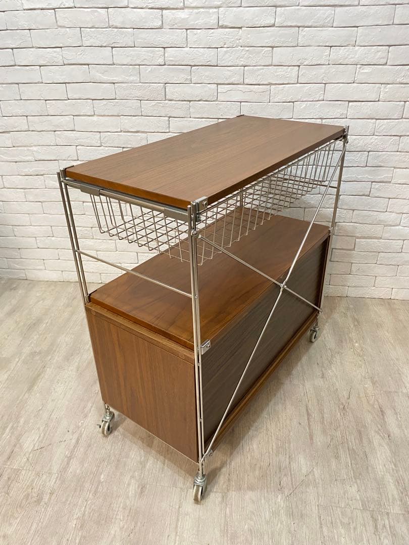 【東京都23区配送無料】無印　スチール　ユニットシェルフ　ウォルナット　棚　収納