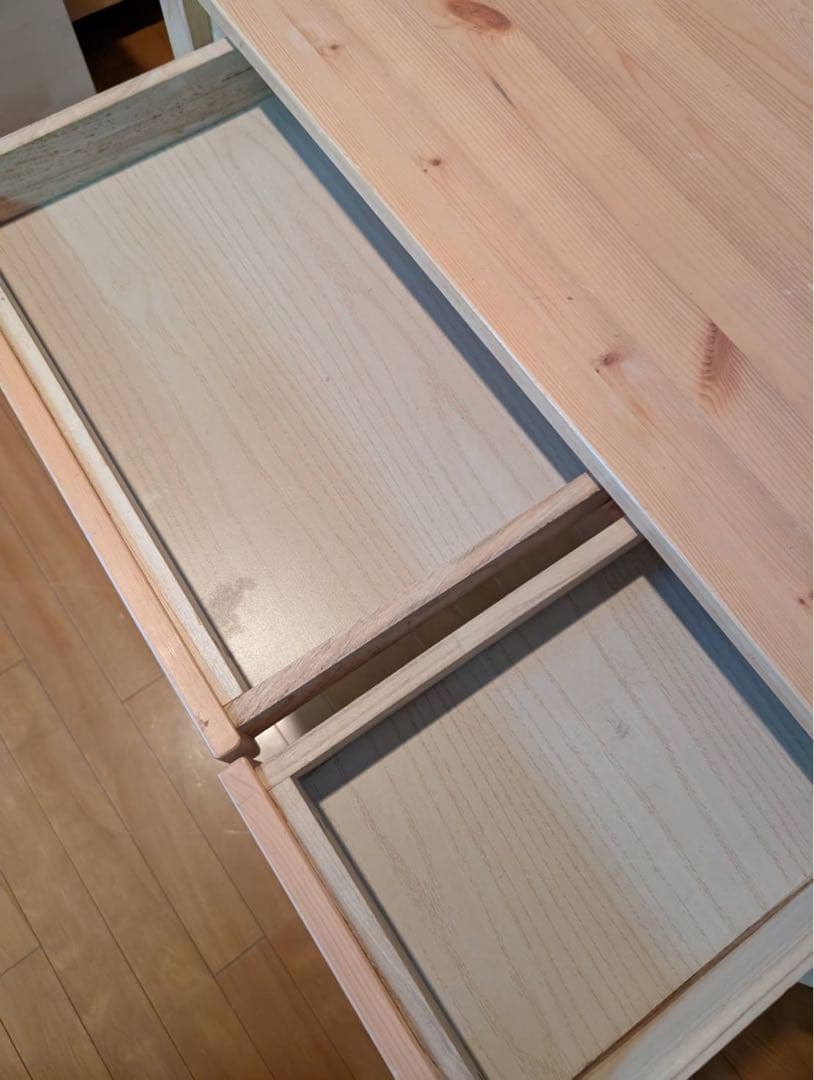 【送料込】無印良品 MUJI 木製デスク パイン材 学習机 テーブル 木製家具