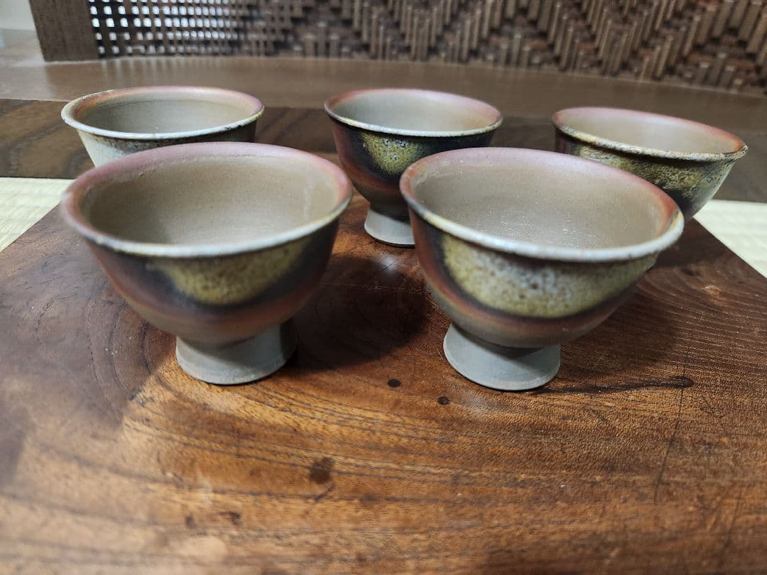 備前焼　宝瓶　茶器揃