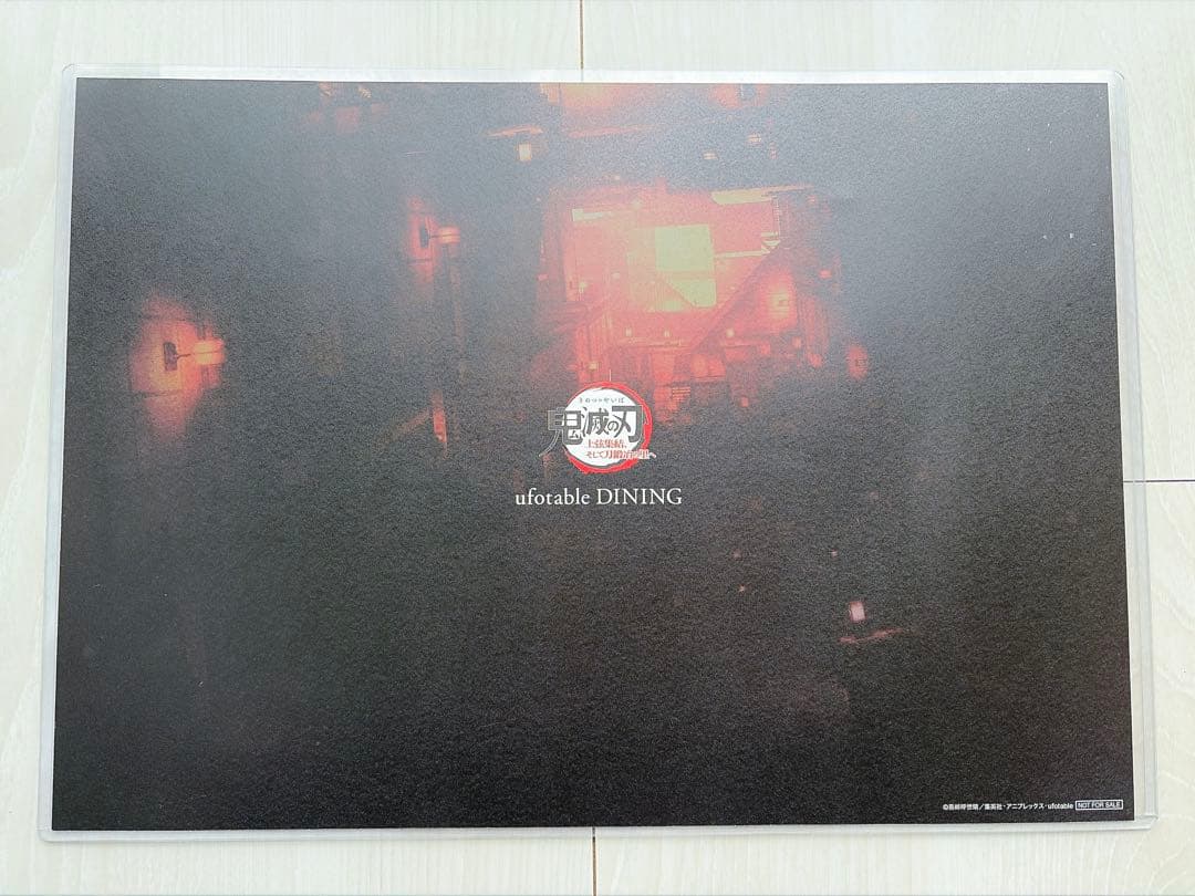 童磨　善逸　ufotable DINING cafeランチョンマット　コースター