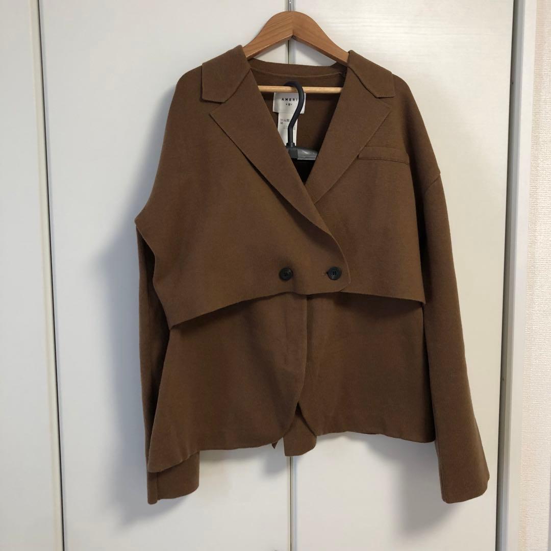【試着のみ】Ameri JACKET SEPARATE KNIT TOP