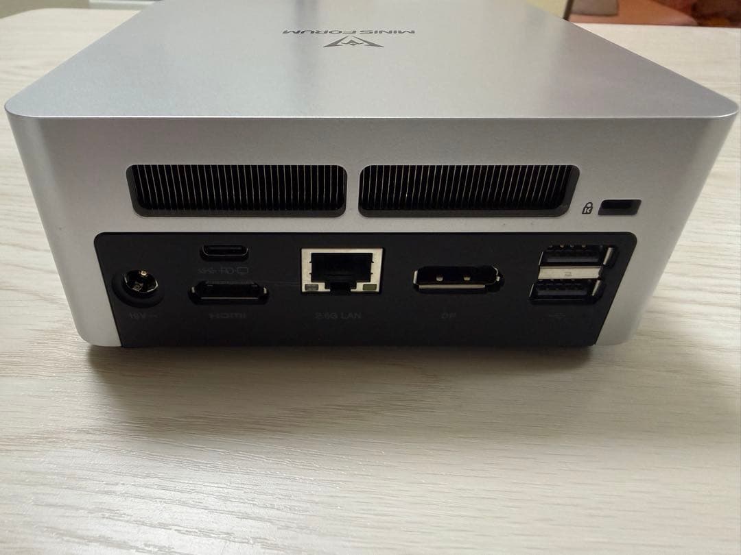 ミニPC MINISFORUM 1265UN i7 32GB 512GB Win11