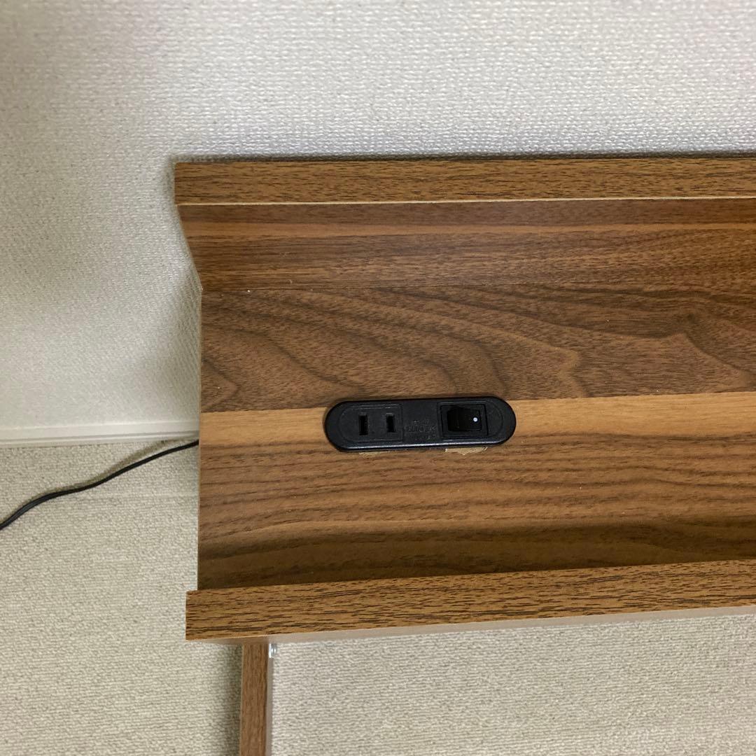 限定値下げ！シングルベッドフレーム 照明付き