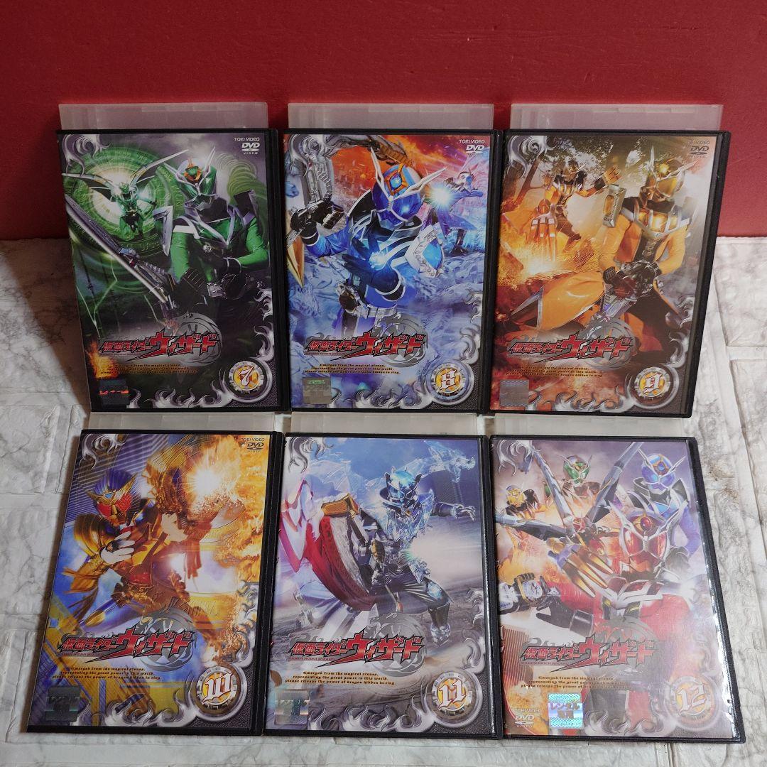 仮面ライダーウィザード　全１３巻+劇場版　DVD〈レンタル落ち商品〉