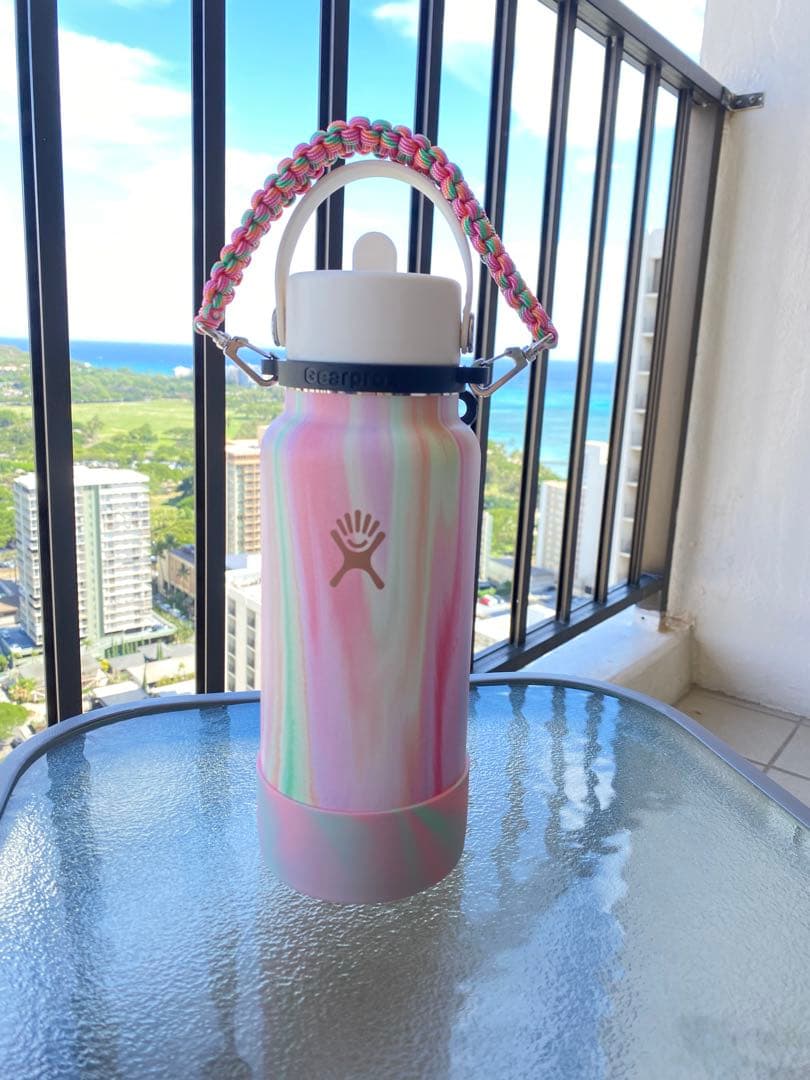 Limited ハイドロフラスク 32oz シュガークラッシュ ストロー付水筒