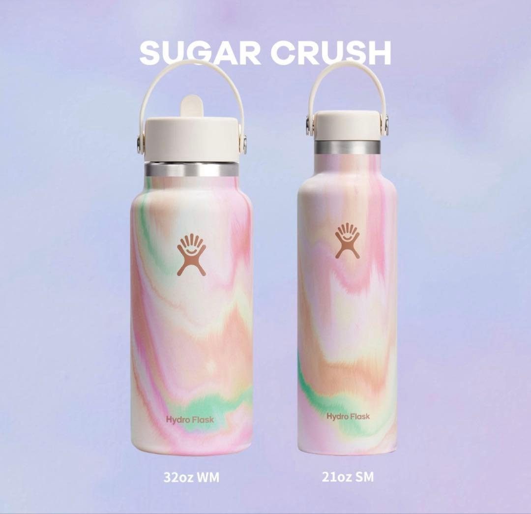 Limited ハイドロフラスク 32oz シュガークラッシュ ストロー付水筒