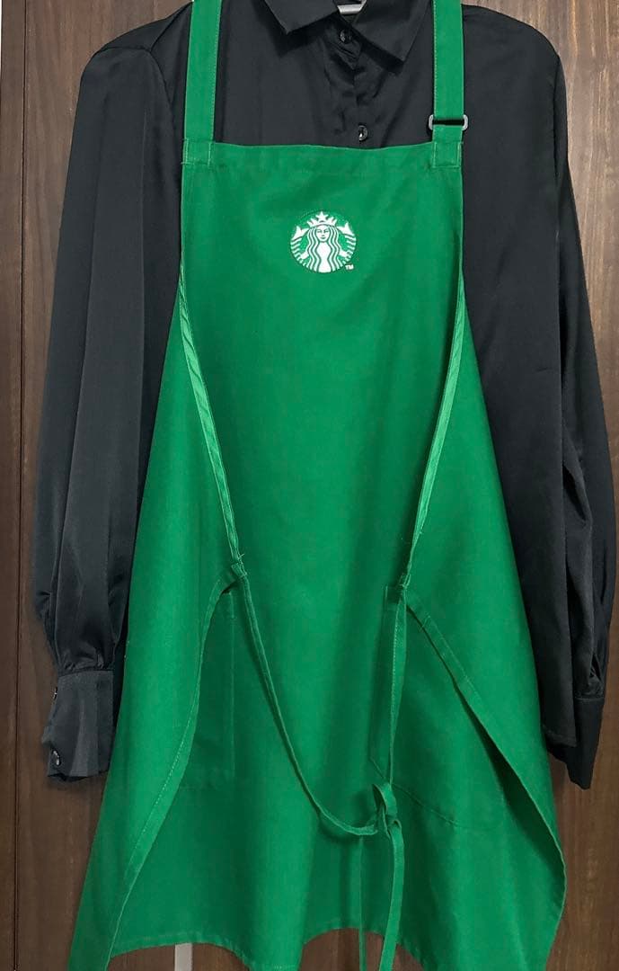 ✩Starbucks エプロンのみ グリーン