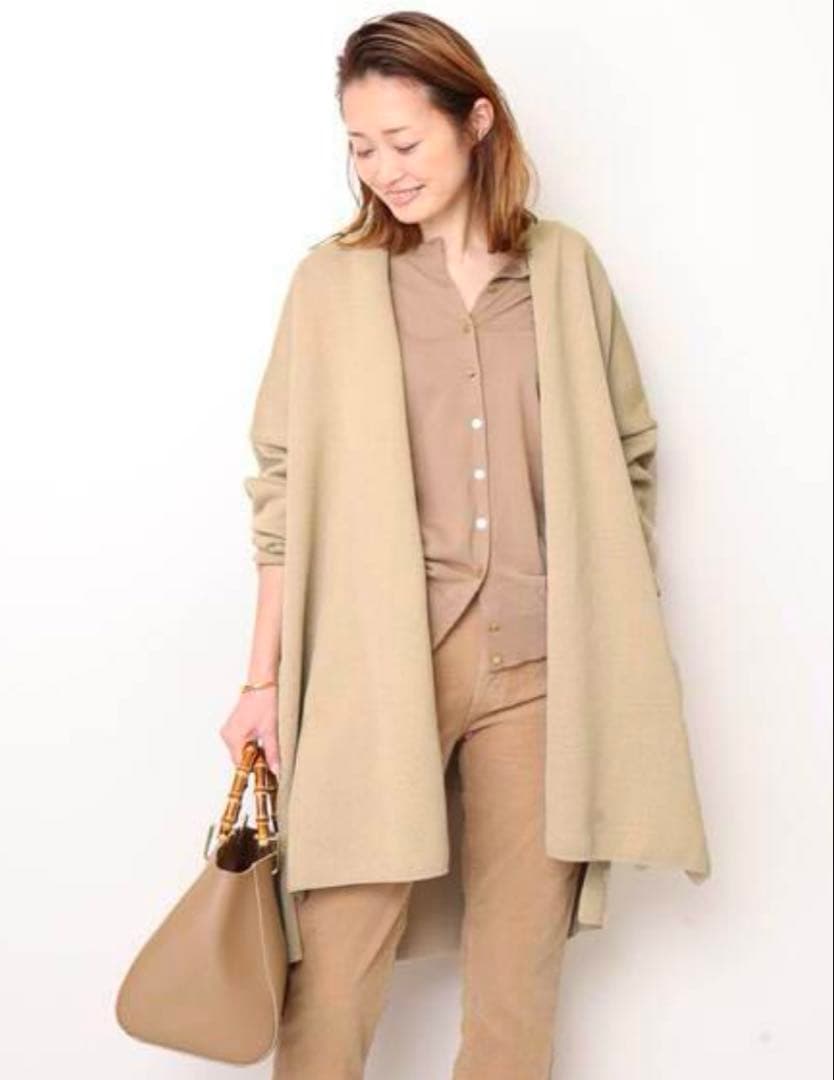 ドゥーズィエムクラスのショートガウン　ベージュ